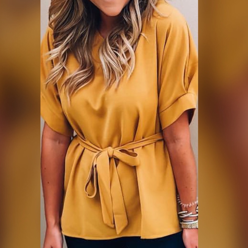 Mustard yellow tunic